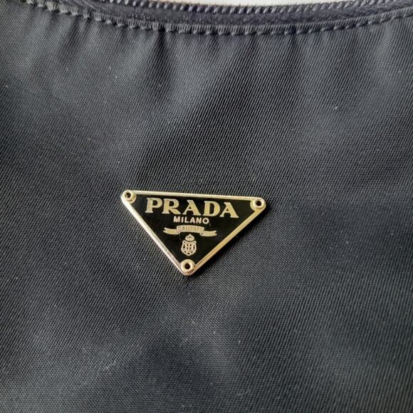 Prada Vintage Mini Black Nylon Original Hobo Bag - Picture 5 of 15